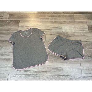 Joyspun gray short & top pajama set size M